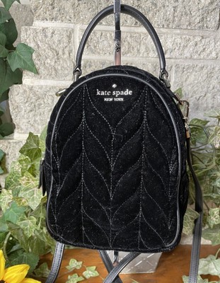 briar lane quilted crushed velvet mini convertible backpack KSNY Kate Spade Natalie Backpack, Pomegranate Pink Crossbody, Luxurious Small Shoulder Purse For Women Bag Briar Lane Quilted Kate