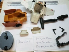 Mini Rig Parts Pick Vintage Star Wars Cap-2 Canopy cannon Tri-pod hose INT-4