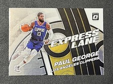 2021-22 Donruss Optic Express Lane #21 Paul George LA Clippers