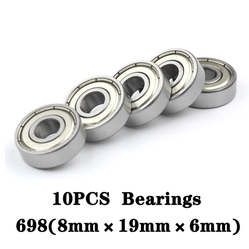 10PCS Bearing Carbon Steel Mini Ball Bearing Miniature Bearings Deep Groove - Picture 16 of 18
