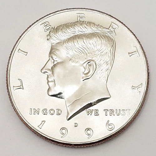 1996-D Kennedy Half Dollar — photo from the most recent tracked eBay sale