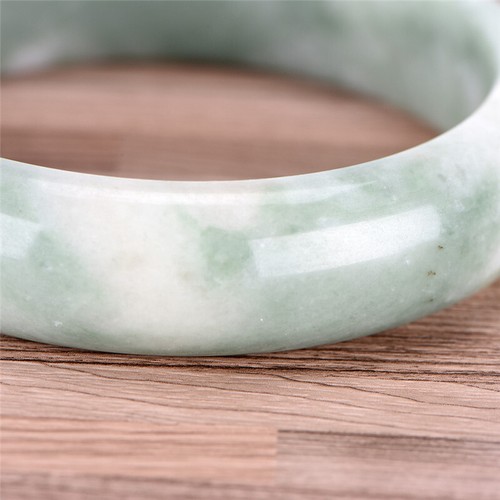 Élégant véritable bracelet de jade vert nature-tz - Imagen 10 de 11