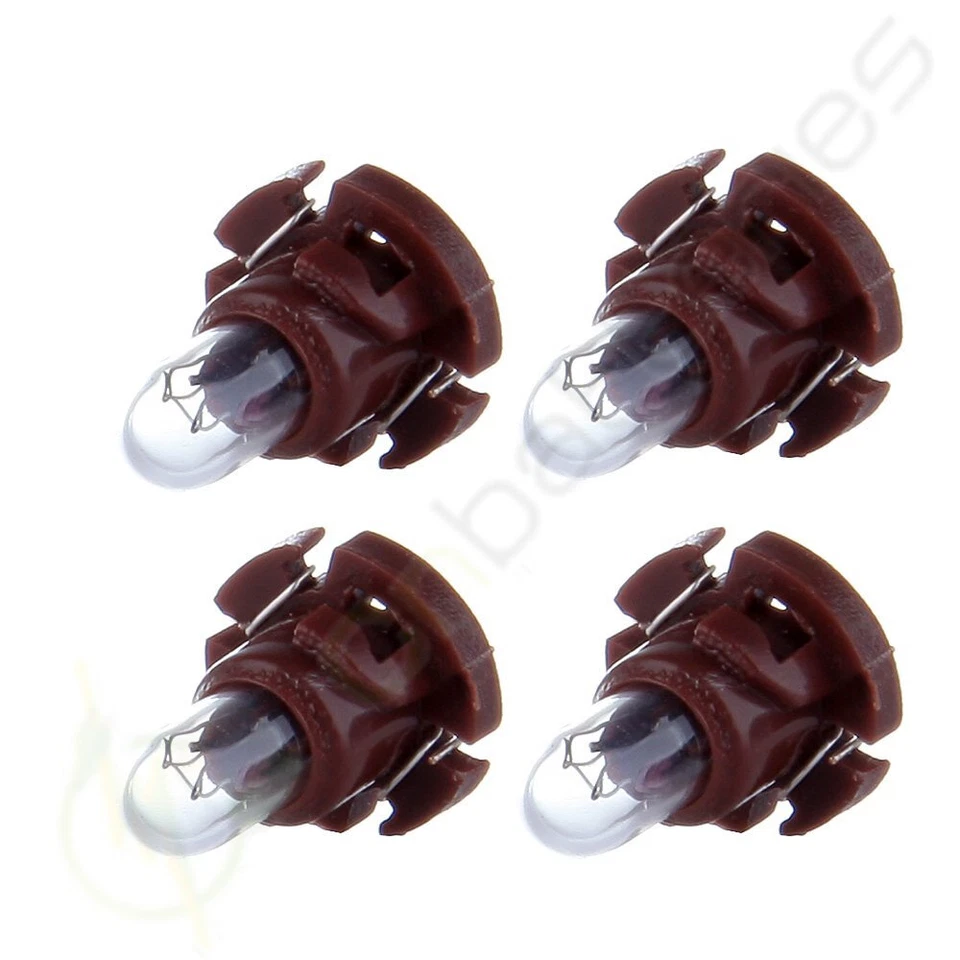 4Pcs Warm White T4.2/T4 Neo Wedge10MM A/C Heater Climate Control Base Light Bulb - Image 4 of 4