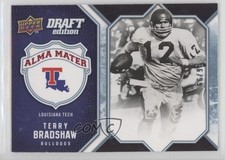 2009-10 Upper Deck Draft Edition Alma Mater Blue 36/99 Terry Bradshaw HOF 0ae