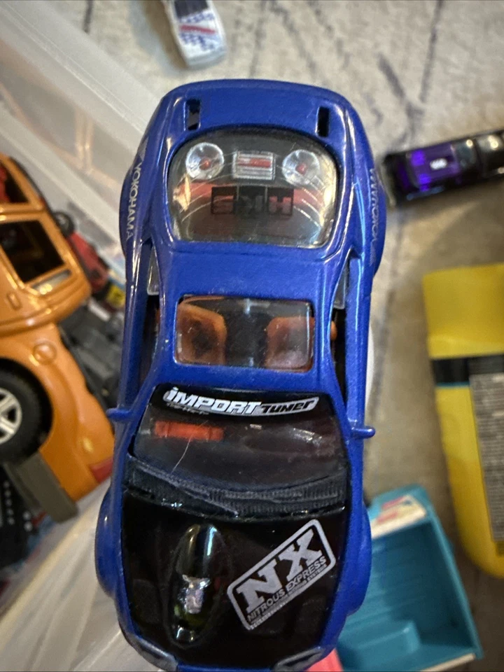 Muscle Machines Import Tuner 1997 '97 Toyota Supra BLUE T02-30 1/64 DIECAST HTF - Image 3 of 4