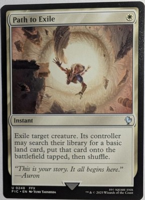 Path to Exile x1 Commander: Final Fantasy MTG Magic the Gathering LP/NM