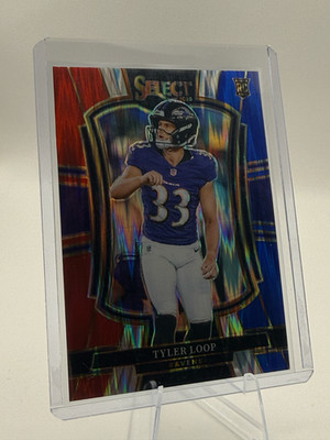 2025 Panini Select - Tyler Loop Premier Level Red & Blue Prizm Shock