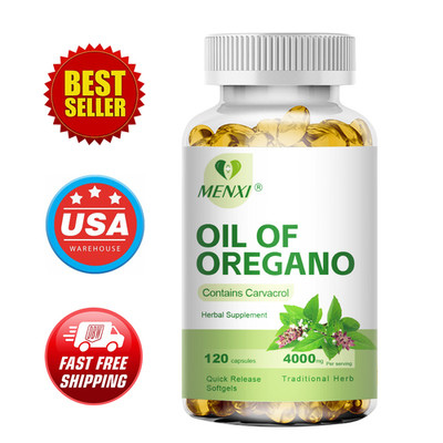 Wild Oregano Oil Softgels - Super Concentrated 120 Softgels Oil of Oregano