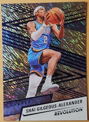 2024-25 Panini Revolution Shai Gilgeous-Alexander #8 Blue Storm OKC Thunder NBA