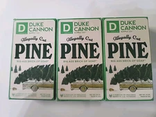 (Pack of 3) Duke Cannon Bar Soap Illegally Cut Pine 10oz Each USA Made