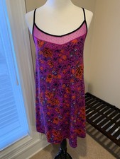 Gilligan Omalley nightgown chemise small s gown poly blend knit purple thin cool
