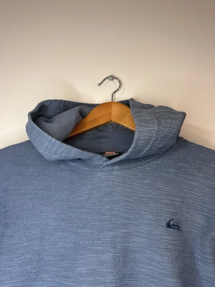 "Sudadera con capucha de felpa francesa Quiksilver Wave de colección grande para niños Y2K patinador de surf 19""x22,5""" Foto 4 de 4