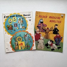 Vtg Craft Course Pub. Crafts Folded Magazine Novelties  Cut  Glue Decor