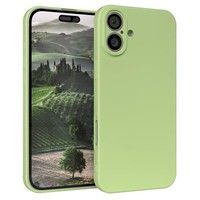 HandyhüLle FüR Apple Iphone 16 Plus Silikon Back Cover Schutz Handy Case GrüN