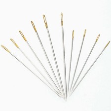 10X Leather Canvas Sewing Stitching Needles Leathercraft Handmade Repair Tool I