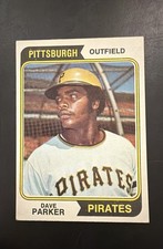 1974 Topps Dave Parker Rookie Card #252 Pittsburgh Pirates HOF RC EX. rookie card picture