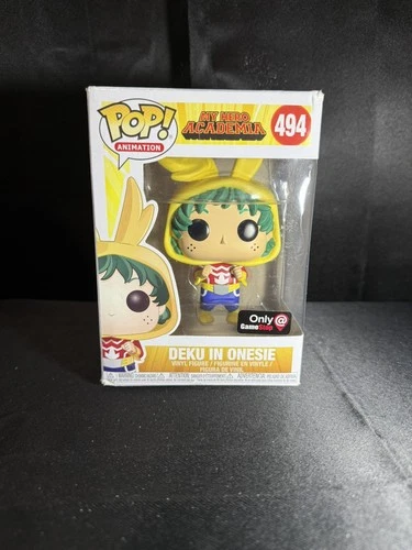 Funko Pop! #494 My Hero Academia: Deku in Onesy Vinyl Figure-GameStop Exclusive