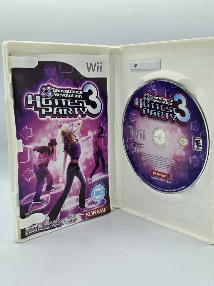 Dance Dance Revolution: Hottest Party 3 (Nintendo Wii, 2009) – CIB, Tested - Image 3 of 3