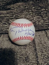 Henry Winkler Signed Rawlings MLB Spring Training Baseball With Date 11/20/17