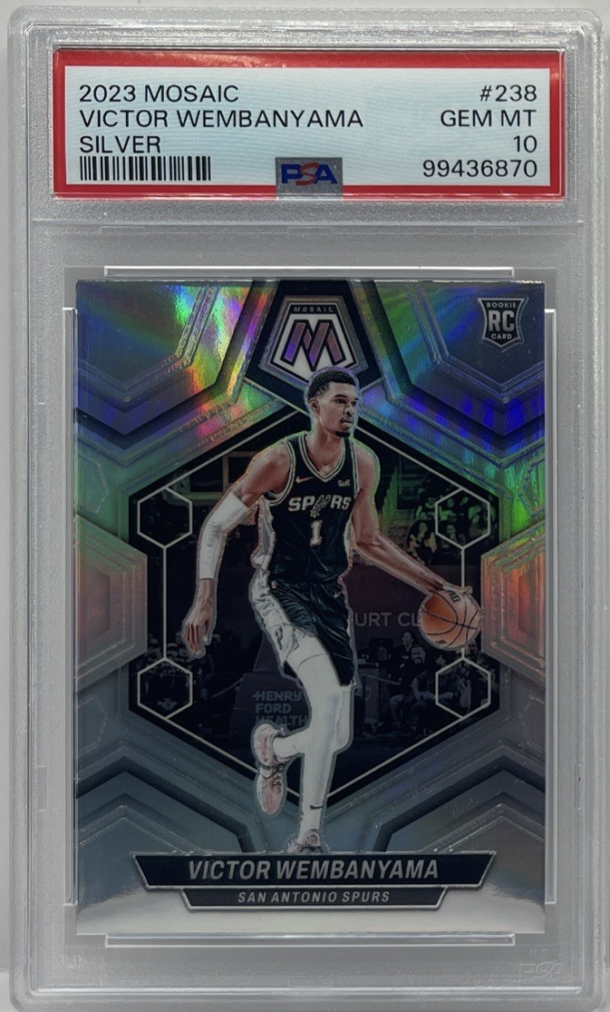 2023 Mosaic Victor Wembanyama #238 Silver Prizm