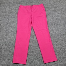 Vince Camuto Pants Womens 10 Pink Straight Leg Stretch Dress Casual Workwear
