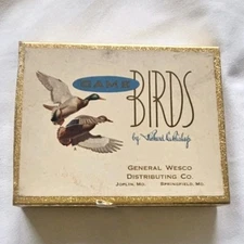 Vintage Game Birds Playing Cards Redislip Richard Bishop Double Deck Geese Ducks
