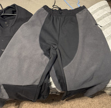 Nike Tech Colorblock Tracksuit Sweatsuit Hoodie Pants Set Black Gray