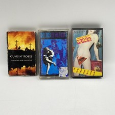 Cassette Lot 3 Guns N' Roses Use Your Illusion II Sympathy for the Devil Stones