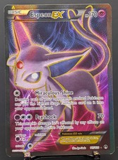 Pokemon Espeon EX #117/122 English Breakpoint Ultra Rare Full Art
