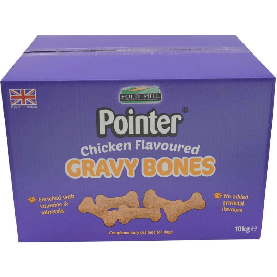 CHICKEN GRAVY BONES Pointer adult dog biscuits dry food snacks pet feed treats - Image 4 of 4