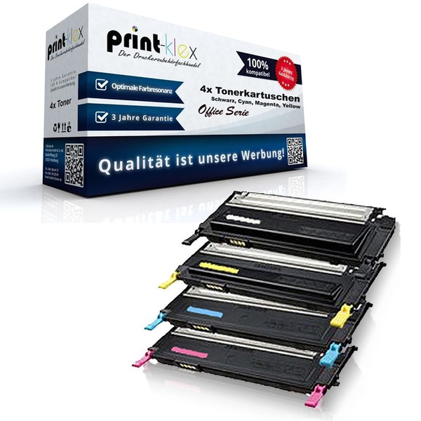 4X Ecoline Tonerkartuschen FüR Dell 1235 Cn Toner Kassetten Office-image