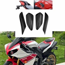 For Yamaha YZF R1 R1M 2015-2023 Carbon fiber fuel tank cap & rear slider Fit for
