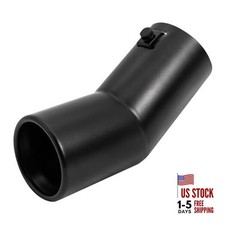 Car Stainless Steel Exhaust Tips Fit 1.5 to 2 Inch Car Exhaust Pipe Black