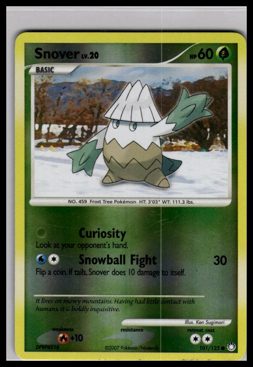 LP Snover Holo 101/123 | Pokemon Mysterious Treasures