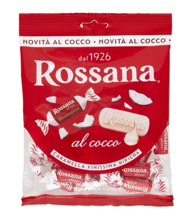 ROSSANA COCCO 450 gr Caramelle dure Fida Sacchetto Caramella Senza Glutine