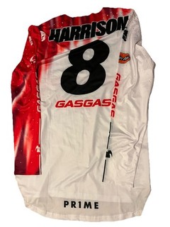 MITCHELL HARRISON GAS GAS RACING AUTHENTIC RACE WORN JERSEY MOTOCROSS SUPERCROSS