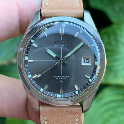 1968 Seiko 7625-8233 Automatic Date 38mm Jumbo Stainless Steel