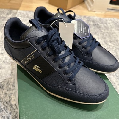 Lacoste Chaymon 0120 1 CMA Leather - 740CMA0043-NB0 - Navy / Black Men Size 10