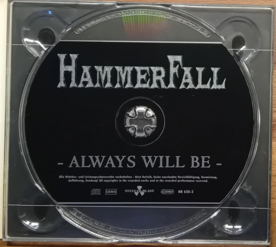 HammerFall – Always Will Be - 4 Track Single - Digipak - Bild 3 von 4