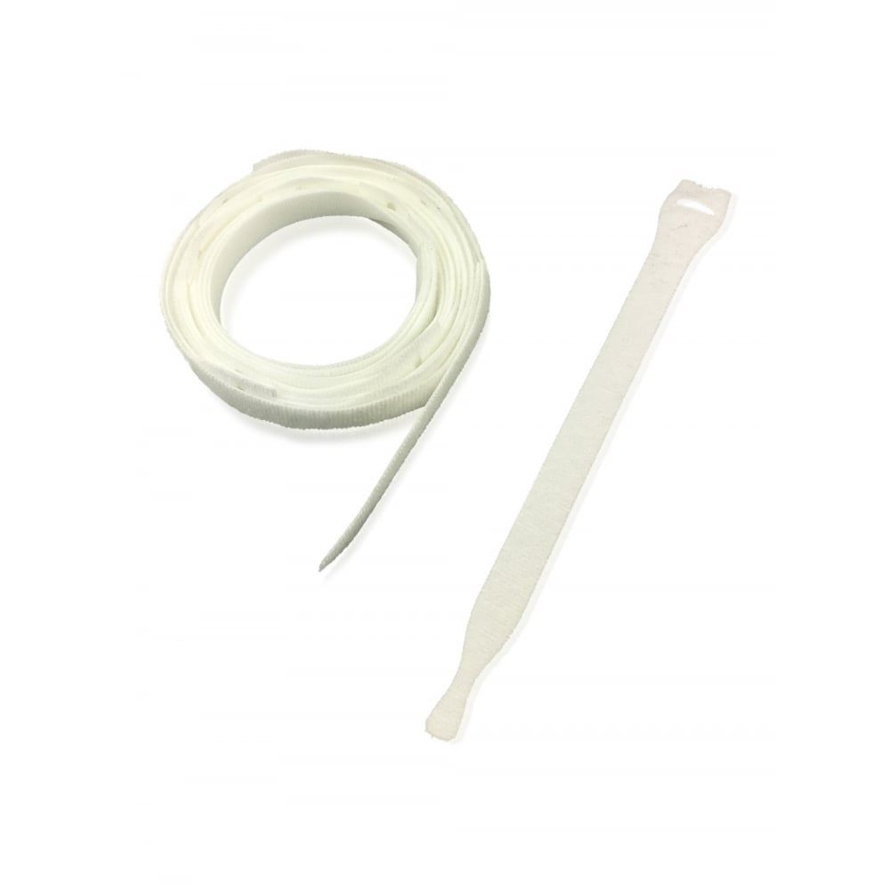 VELCRO® Brand ONE-WRAP® Cable Ties White 200mm x 20mm Pack of 1