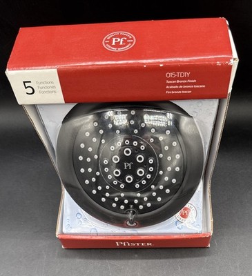 Pfister Universal Trim 5.0-Spray Tuscan Bronze Round Shower Head Open Box