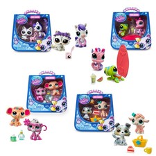Littlest Pet Shop - Pet Pairs Bundle 4 Pack - Series 4 - Gen 7 Authentic LPS ...