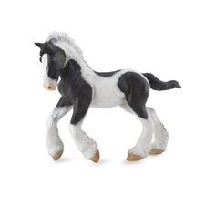 CollectA Realistische Tiernachbildung eines schwarz-wei&szlig; gescheckten Zigeunerfoh