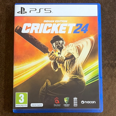 Nacon Cricket 24 Indian Edition PS5 PAL PEGI 3 Multiplayer Internet 2023