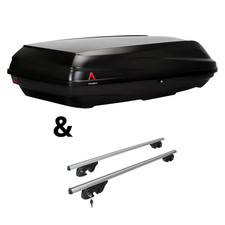 Für Mercedes C Kl. T-Mod. Typ S204 AMG - Dachträger Menabo & Dachbox BiCube 520+ Für Mercedes C Kl. T-Mod. Typ S204 AMG - Dachträger Menabo & Dachbox BiCube 520+