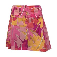 EMILIO PUCCI Spring Summer 2007 Leaf Print Pleated Mini Skirt