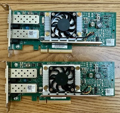 Set: 2x Netzwerkkarte DELL Broadcom 57810S 2x10Gb PCIe (0Y40PH) Low Profile