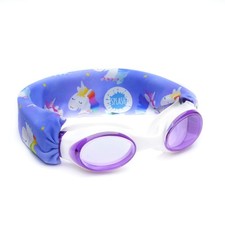 Splash Place SWIM GOGGLES with Fabric Strap - Adult  Kids Swim Goggles - PIN...