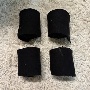 Set Of 4 Black Eskadron Horseback Riding Polo Wraps