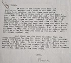Frank Sullivan/Homer Croy rare dual signed 1955 letter, great humorous content — photo 3